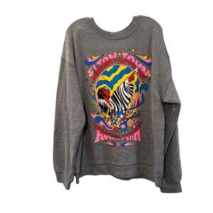 Daydreamer Gray Graphic Sweater
